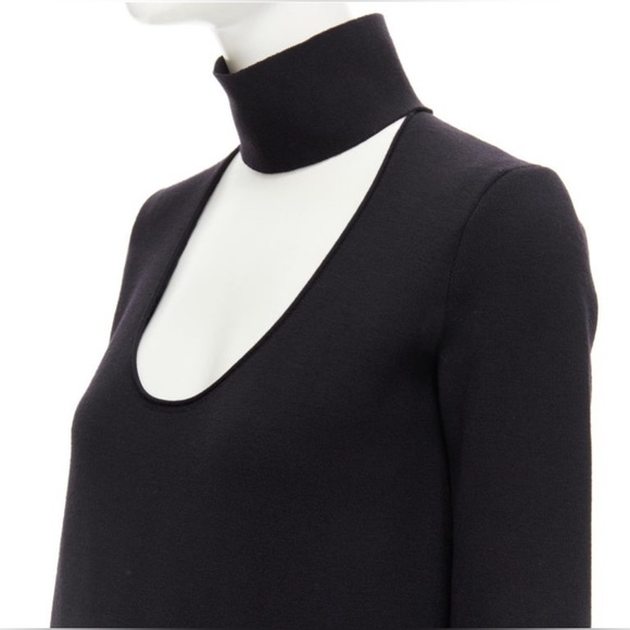 Bottega Veneta 2019 Runway Knit Collar Midi Dress - Picture 3 of 7